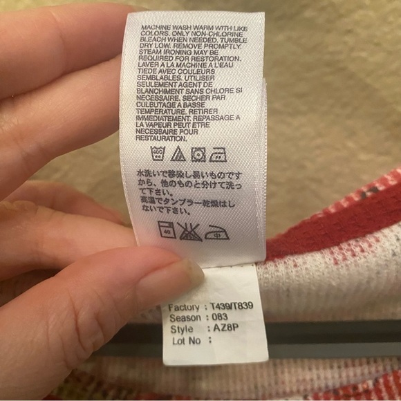 THE NORTH FACE Red Floral Thermal Long Sleeve Top Size XS - Picture 7 of 7